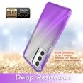 thumbnail image 4 of Samsung Galaxy A32 5G Case, Rosebono Hybrid Gradient Transparent Soft TPU Clear Skin Cover 360 Protection Case For Samsung Galaxy A32 5G (Purple), 4 of 4