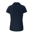 thumbnail image 3 of Women's Cutter & Buck  Navy George Washington University Vault Daybreak Eco Recycled V-Neck Polo, 3 of 3