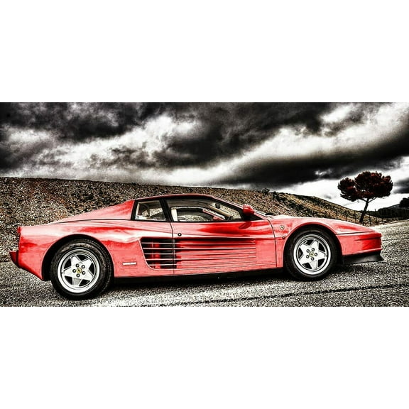 Testarossa- CANVAS OR FINE PRINT WALL ART