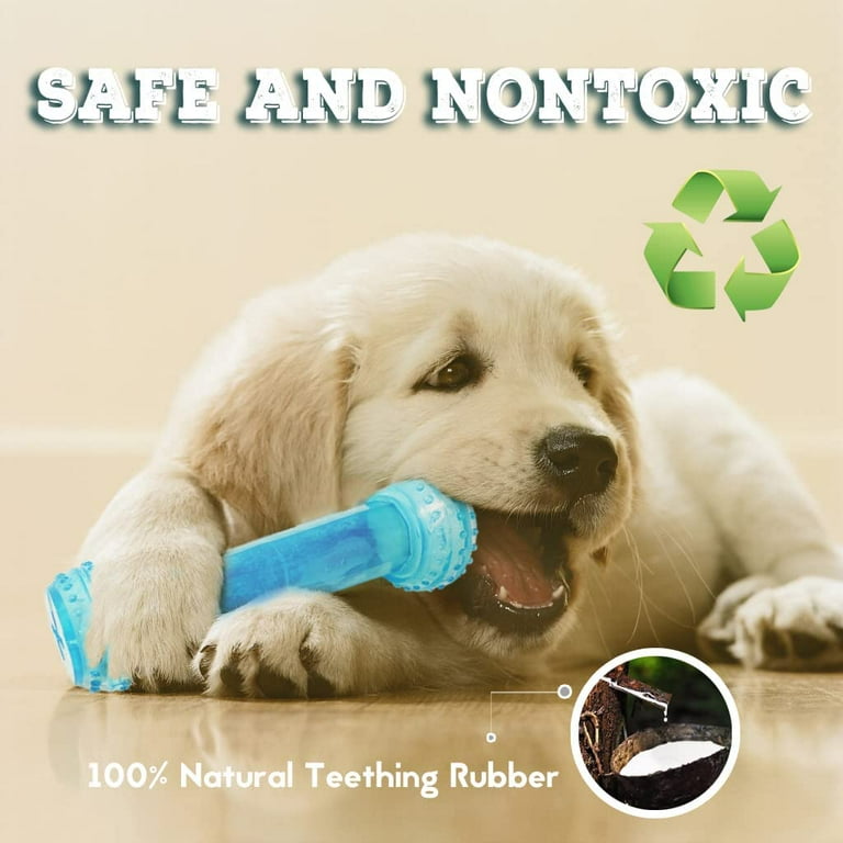 Puppy Chew Toys for Teething Puppies, Cooling Dog Toys Natural