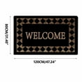 thumbnail image 1 of EGNMCR Outdoor Rug Bathroom Rugs Rugs for Living Room Entrance Door Mats Large Doormat Non-Slip Welcome Doormat Heavy Duty Door Mat Doormat For Front Door Welcome carpet, 1 of 3