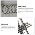 thumbnail image 2 of QUMIIRITY 5Pcs Durable Silver Trumpet Button Springs Stainless Steel Replacement Parts, 2 of 8