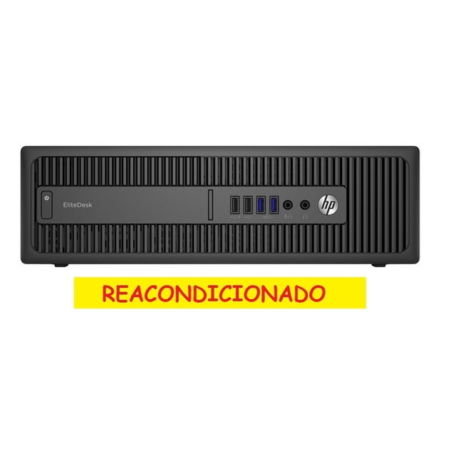 CPU HP EliteDesk 800 G2 SFF-Core i5, 6ta generación-16GB RAM, 256GB Disco Solido REACONDICIONADO