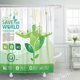 thumbnail image 1 of ABPHQTO Conceptual Green Eco Environment Ecología Sostenibilidad Abstract Agriculture Chart Cortina de ducha 160x180 cm, 1 of 1