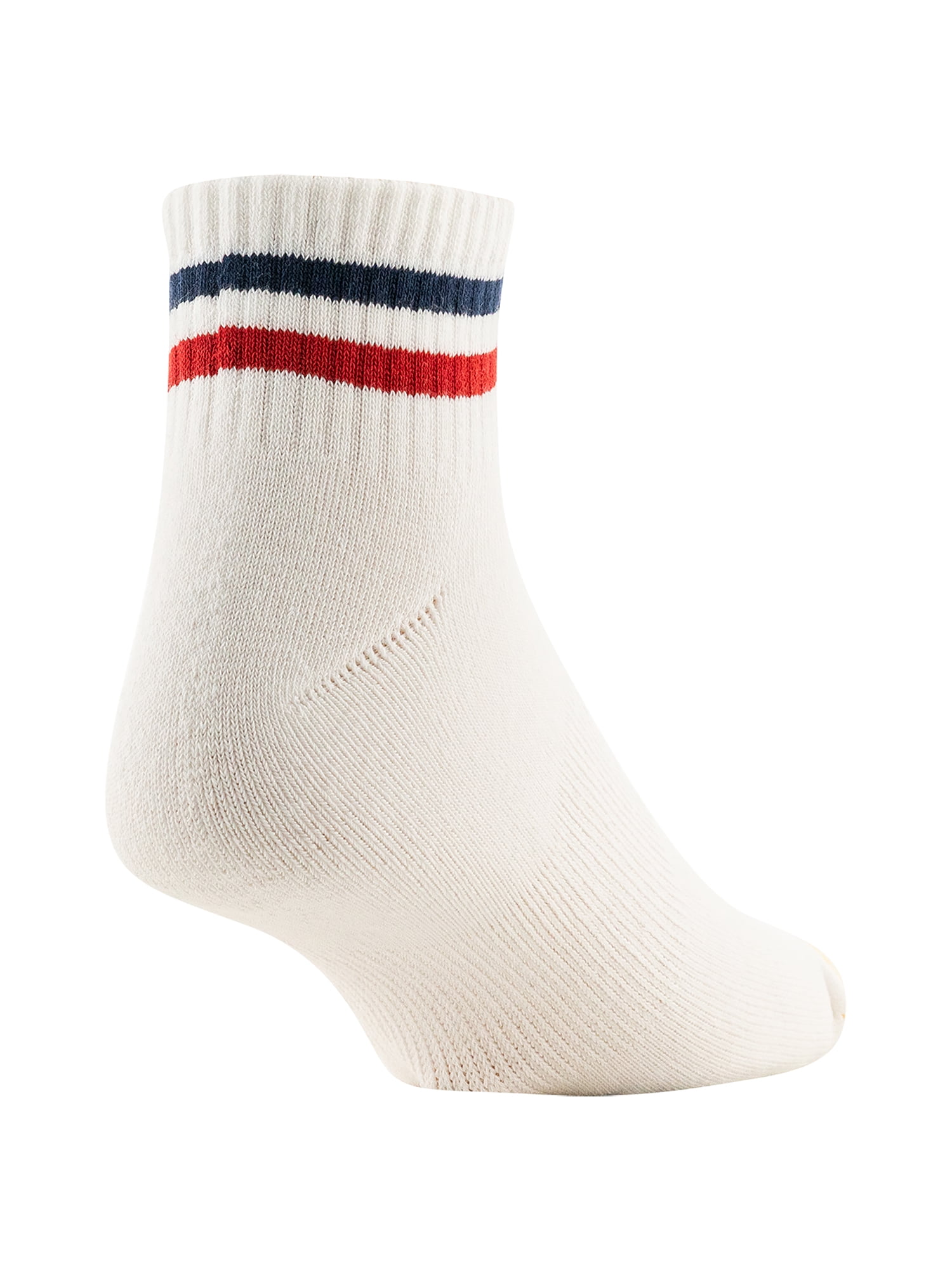 GoldToe Edition Mens Americana Quarter Socks Assorted, 6 Pack