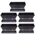 thumbnail image 2 of 5Sets Black Plastic Vegetable Growing Box for Home Gardening Rectangular Shape, 2 of 9