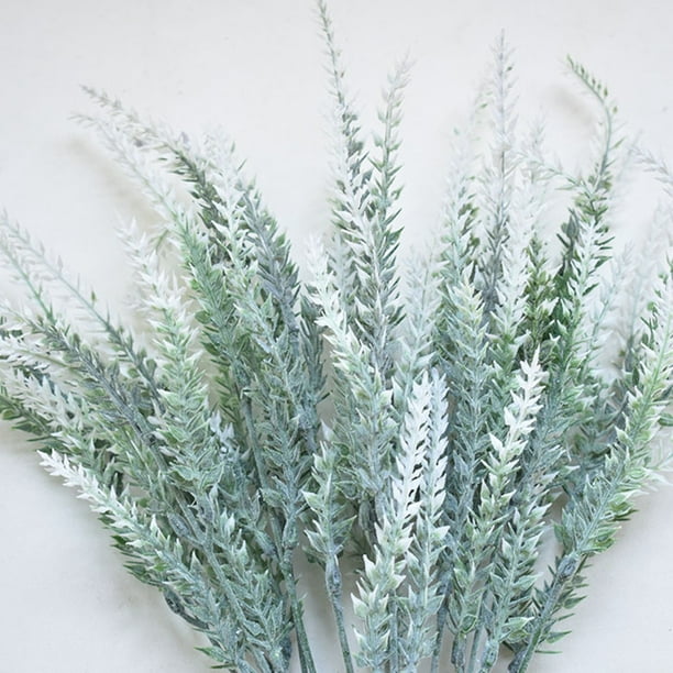 Lavanda Artificial,Flores De Lavanda Artificiales De Plástico Lavanda Falsa De Plástico Ramo De Flores De Lavanda Artificial Eficiencia Óptima Jadeshay A