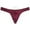 Wine Red, variant on Men's Nylon Micro Bikini Briefs Breathable Checkered Spandex Underwear with Pouch Sensual Lingerie Tangas Light Blue XL