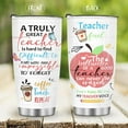 thumbnail image 6 of Teacher Tumbler Mug Gifts for Women Men Birthday Retirement Teachers Day Appreciation Present Thank You Gift from Student, Future Teacher Graduation Gift, 20oz Stainless Steel Travel Coffee Cup, 6 of 6