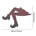 thumbnail image 3 of Advancent Marco de puerta de Halloween Cajón Pared Ventana Esquina Decoración divertida Fiesta de vacaciones Muebles para el hogar Apliques Rojo Blanco Kits de decoración para fiestas negro rojo Advancent HA063835-02B, 3 of 6