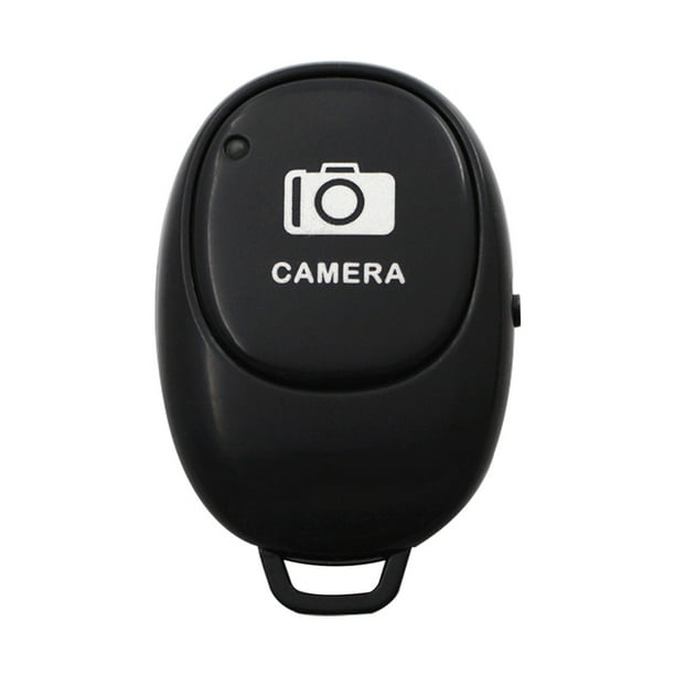 Tholdsy Bluetooth 4.0 Teléfono Cámara Obturador Botón Selfie Imagen de grupo Control remoto inalámbrico Teléfono y Comunicación negro