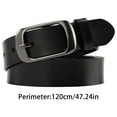 thumbnail image 3 of ZHENHONG Buckle Belt for Women Fashion Leather Casual Needle Buckle Belt Perforated Needle Eye Cowhide Belt Women's Accessories Belt Red, 3 of 3