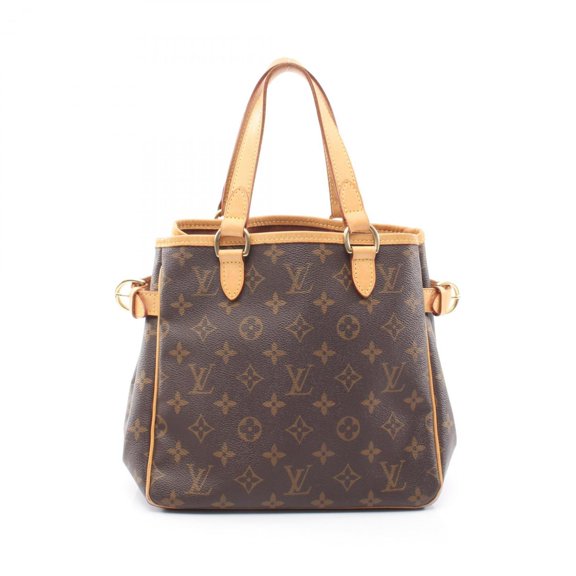 Pre-Owned Louis Vuitton Batignolles Handbag, Coated Canvas and Leather, Monogram Pattern,...