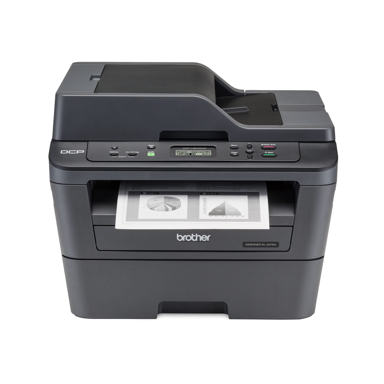 Brother Wireless Monochrome Laser All-In-One Printer – Print, Copy, Scan, Auto Duplex, P/N: DCP-L2540DW