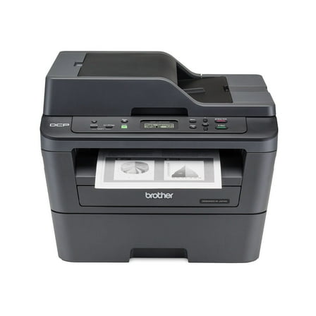 Restored Brother Wireless Monochrome Laser All-In-One Printer – Print, Copy, Scan, Auto Duplex, P/N: DCP-L2540DW (Refurbished)