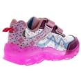 thumbnail image 3 of Tenis Frozen Disney Niñas Luces Led Tipo Piel Rosa Casuales fucsia 17 Incógnita 015A1F, 3 of 4