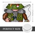 thumbnail image 2 of Sikiie Fishing Gnome Print Flannel Anti-slip Floor Mat 16x24in, Thickened Dustproof Entrance Door Mat Floor Mat for Kitchen, Bathroom, Laundry Room, 2 of 7