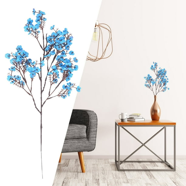 Rama de melocotón artificial inspirada en el zen de 50 cm para decoración del hogar en una sala de té y arreglo floral de boda