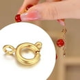 thumbnail image 3 of 6/4/2/1 Pairs Gold Filled Spring Ring Clasps For Necklace Bracelet Jewelry DIY Making Handmade Jewelry Bracelet Necklace End Chain Spring Clasp, 3 of 10