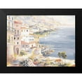 thumbnail image 2 of Unknown 24x19 Black Modern Framed Museum Art Print Titled - Amalfi, 2 of 5