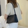 thumbnail image 4 of Bolsa Retro Mujeres Multi Capa Suave PU Hombro Axilas Bolso Tote Bolso (Negro) JShteea Para Estrenar, 4 of 9