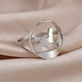 thumbnail image 2 of Running Horse Ring Women Men Stainless Steel Finger Rings Fashion Animal Jewelry, 2 of 7