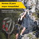 thumbnail image 4 of Mosqueton De Escalada 25kn Para Aparejos Cuerdas Con 2pcs Gris, 4 of 5