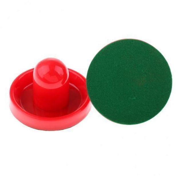 Empujadores de fieltro de hockey de aire Sunnimix 2 piezas Mediano rojo