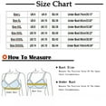 thumbnail image 3 of Awdenio Bras for Women Lady Lace Gathered Bra Plus Size Sports Bra Underwear Yoga Hollow Out Bra Cup, 3 of 6