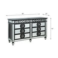 thumbnail image 7 of Varian II Dresser in Black Velvet & BLACK & Sliver FINISH, 7 of 7
