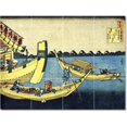 thumbnail image 1 of Ceramic Tile Mural-Katsushika Hokusai Ukiyo-E Painting 12. 32" w x 24" h using (12) 8 x 8 ceramic tiles, 1 of 3