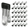 thumbnail image 1 of 66 Paquete de Pinzas para Ropa, Clips de Acero Inoxidable de 2.17" con Goma para Colgar Calcetines, Toallas (Negro), 1 of 6