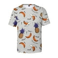 thumbnail image 4 of New Fruit 3D Digital Printing Summer Adult Short-sleeved T-shirt Support Customization, 4 of 5