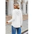 thumbnail image 4 of Zeagoo Hoodies for Women Fall Clothes 2025 Trendy Lightweight Long Sleeve Hooded Tops, 4 of 10