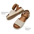 thumbnail image 2 of DREAM PAIRS Girls Flatform Wedge Open Toe Espadrille Sandals with Buckle Ankle Strap for Little Kid/Big Kid, 2 of 7