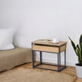 thumbnail image 2 of Mesa Auxiliar buro con Cajón Removible Color Café Ilios Innova, 2 of 9