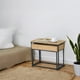 thumbnail image 2 of Mesa Auxiliar buro con Cajón Removible Color Café Ilios Innova, 2 of 9
