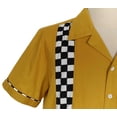 thumbnail image 3 of Men's Casual Panel Shirts Short Sleeve Shirt, 3 of 4