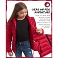 thumbnail image 3 of Canada Weather Gear Girls Puffer Jacket Lightweight Packable Bubble Coat Outerwear Jackets, 3 of 7