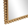thumbnail image 4 of CosmoLiving by Cosmopolitan 24" x 40" Gold Beaded Wall Mirror, 4 of 13