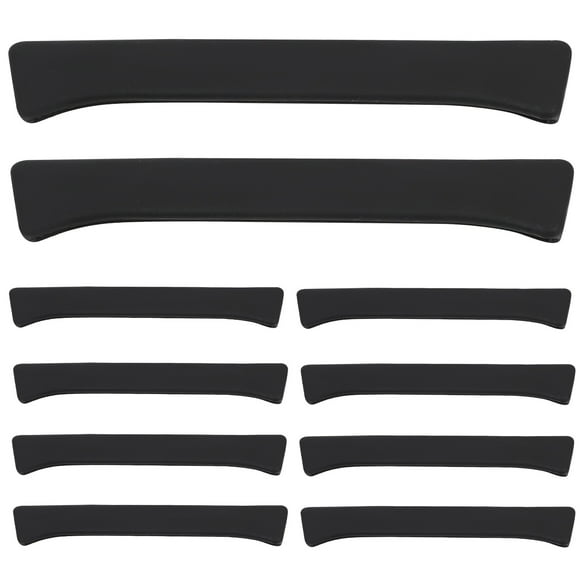 MOVTOTOP Protecteur de Lame de Hache en Plastique Noir Durable avec Résistance à l'Humidité pour Activités Extérieures 10 Pcs