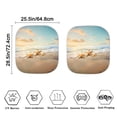 thumbnail image 4 of Bulopur Beach Starfish Sun Shade Car Windshield UV Protection Auto Sun Shades Front Windshield Universal Size Vehicle Sun Visor Protector Auto Exterior Decorative Cover for Most Cars, 4 of 6