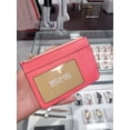 thumbnail image 2 of Michael Kors Jet Set Travel Coin Key Chain Card Holder Wallet Grapfruit, 2 of 3