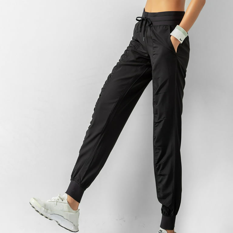 Women's High Waisted Lightweight Athletic Joggers - Travel Workout