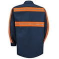 thumbnail image 2 of Red Kap® Men's Long Sleeve Enhanced Visibility Shirt, 2 of 2