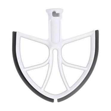 Silicone Edge Beater Paddle Bowl-Lift Stand Mixer Home Kitchen Mixing Attachment Replacement for KitchenAid 6-Quart