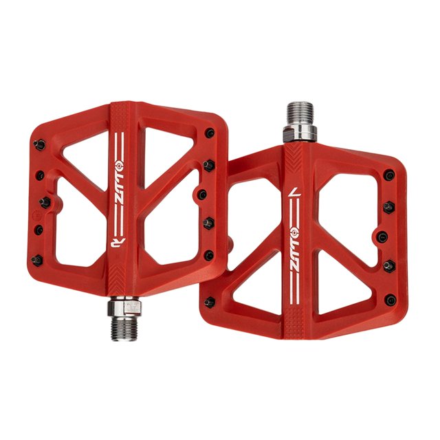 1 Par de Pedales de Bicicleta de Montaña Nylon Du Tremolin Road rojo Sunnimix Pedal de bicicleta
