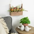 thumbnail image 2 of 18" Mushroom and Foliage Wooden Fall Harvest Hanging Basket, 2 of 7