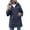 #0013-Navy, variant on Ailaofu Women All-Season Rain Jacket Waterproof Hooded Lightweight Windbreaker for Outdoor & Travel