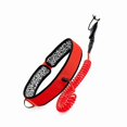 thumbnail image 4 of Surfboard Waist Leash 7mm Thick 10ft Coiled Surf Board Leash SUP Stand Up Paddleboard Leash, 4 of 5
